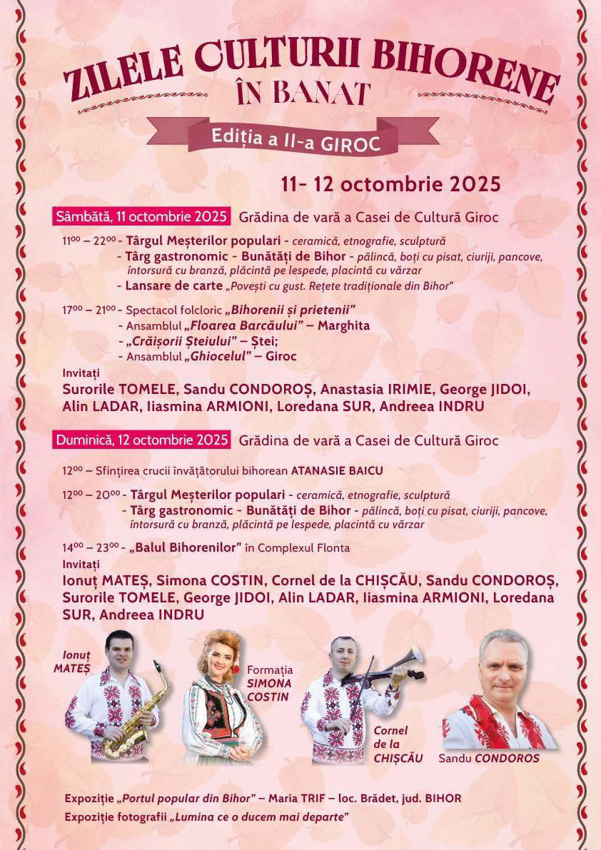 zilele culturii bihorene afis